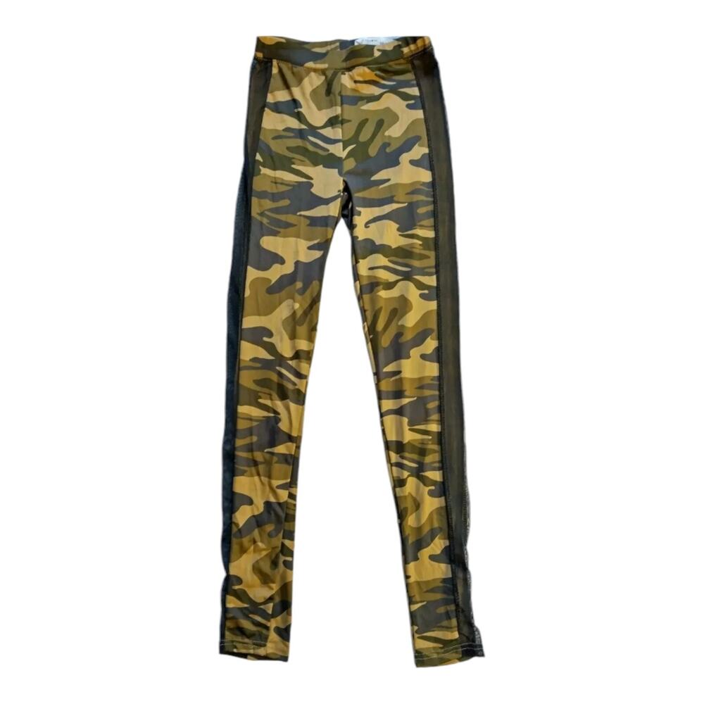 NWT Women's Camo Leggings, Small,Mesh Sides, Stretchy